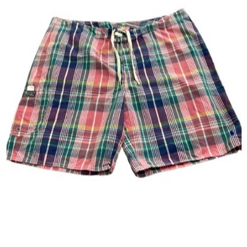 POLO BY RALPH LAUREN BOARD MEN'S SHORTS PLAID SIZE 38